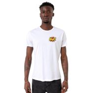 Tshirthane P18329S2041 Bisiklet Yaka Beyaz Erkek T-shirt