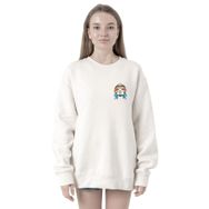 Tshirthane P18635S8972 Dragon Ball Z Anime Master Roshi Free Hugs 2ip Kadın Beyaz Sweatshirt