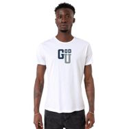 Tshirthane P18871S7312 Bisiklet Yaka Beyaz Erkek T-shirt