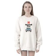 Tshirthane P19022S6183 Gran Turismo Vauxhall Viva Beyaz Kadın Kapüşonlu Sweatshirt