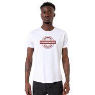 Tshirthane P19109S1172 Bisiklet Yaka Beyaz Erkek T-shirt