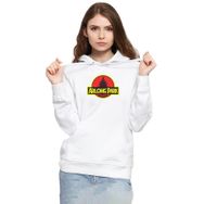 Tshirthane P19182S6825 One Piece Anime Arlong Park 3ip Kapşonlu Kadın Beyaz Sweatshirt