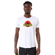 Tshirthane P19183S5401 Bisiklet Yaka Beyaz Erkek T-shirt