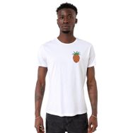 Tshirthane P19201S3739 Bisiklet Yaka Beyaz Erkek T-shirt