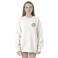 Tshirthane P19217S9432 One Piece Anime Santoryu Style Fast Blue 2ip Kadın Beyaz Sweatshirt
