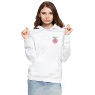 Tshirthane P19269S7017 One Piece Anime Hana Hana Devil Fruit 3ip Kapşonlu Kadın Beyaz Sweatshirt
