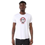Tshirthane P19305S8519 Bisiklet Yaka Beyaz Erkek T-shirt