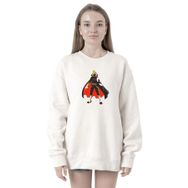 Tshirthane P19367S9611 One Piece Anime Sanji 2ip Kadın Beyaz Sweatshirt