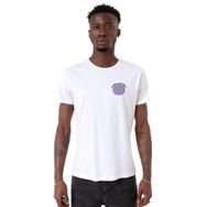 Tshirthane P19481S4857 Bisiklet Yaka Beyaz Erkek T-shirt