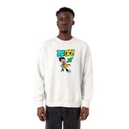 Tshirthane P19721S5655 Beyaz Erkek Sweatshirt