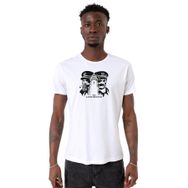 Tshirthane P19772S1831 Bisiklet Yaka Beyaz Erkek T-shirt