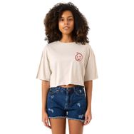 Tshirthane P19877S3077 The Mentalist Red John Pocket Bej Kadın Crop