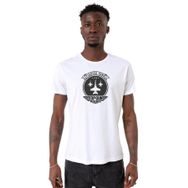 Tshirthane P19935S2140 Bisiklet Yaka Beyaz Erkek T-shirt