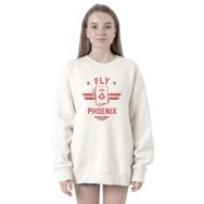 Tshirthane P19953S3551 Top Gun Maverick Fly Like a Phoenix Beyaz 2ip Kadın Sweatshirt