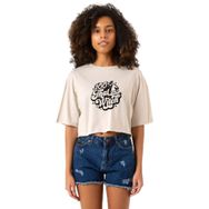 Tshirthane P20108S9328 Bej Kadın T-shirt