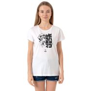 Tshirthane P20733S5990 Bisiklet Yaka Beyaz Kadın T-shirt