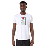 Tshirthane P20757S4080 Bisiklet Yaka Beyaz Erkek T-shirt