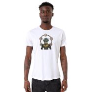 Tshirthane P20781S9260 Bisiklet Yaka Beyaz Erkek T-shirt