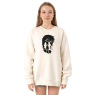Tshirthane P21024S8193 Ekru Kadın Sweatshirt