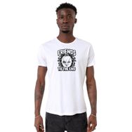 Tshirthane P21123S875 Bisiklet Yaka Beyaz Erkek T-shirt