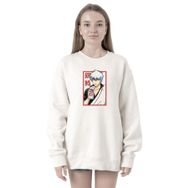 Tshirthane P21162S3228 Gintama Anime Gintoki Fruit Juice Beyaz Kadın Kapüşonlu Sweatshirt
