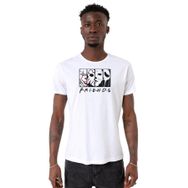Tshirthane P21334S861 Bisiklet Yaka Beyaz Erkek T-shirt