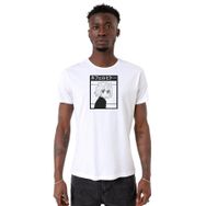 Tshirthane P21563S2280 Bisiklet Yaka Beyaz Erkek T-shirt
