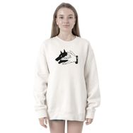 Tshirthane P21645S4214 Jujutsu Kaisen Anime Divine Dogs 2ip Kadın Beyaz Sweatshirt