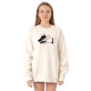 Tshirthane P21646S123 Ekru Kadın Sweatshirt