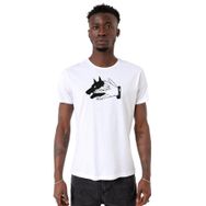 Tshirthane P21651S6393 Bisiklet Yaka Beyaz Erkek T-shirt