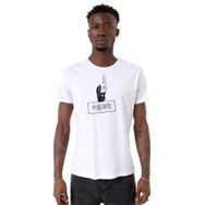 Tshirthane P21670S7200 Bisiklet Yaka Beyaz Erkek T-shirt
