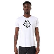 Tshirthane P21735S7828 Bisiklet Yaka Beyaz Erkek T-shirt