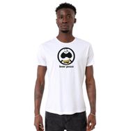 Tshirthane P21803S1627 Bisiklet Yaka Beyaz Erkek T-shirt