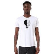 Tshirthane P21847S1944 Bisiklet Yaka Beyaz Erkek T-shirt