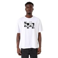Tshirthane P22170S1680 Oversize Beyaz Erkek T-shirt