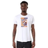 Tshirthane P22216S5537 Bisiklet Yaka Beyaz Erkek T-shirt