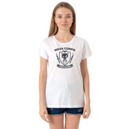Tshirthane P22317S2643 Bisiklet Yaka Beyaz Kadın T-shirt