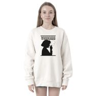 Tshirthane P22570S9879 Pulp Fiction Mia Wallace Goddamn Beyaz 2ip Kadın Sweatshirt
