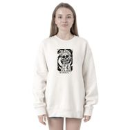 Tshirthane P22602S3617 Rick Me Myself and I Rick Halloween Beyaz 2ip Kadın Sweatshirt