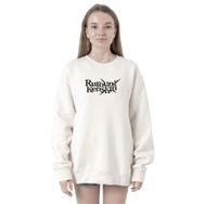 Tshirthane P22670S9782 Rurouni Kenshin Letter Logo Beyaz 2ip Kadın Sweatshirt