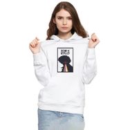 Tshirthane P22747S1802 See You in Space Cowboys Minimalist Anime Poster Beyaz 3ip Kapüşonlu Kadın Sweatshirt