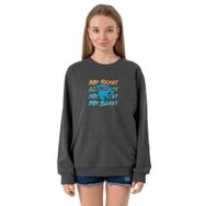 Tshirthane P22848S2272 Füme Kadın Sweatshirt