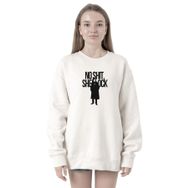 Tshirthane P22932S8761 Sherlock No Shit Sherlock Beyaz 2ip Kadın Sweatshirt