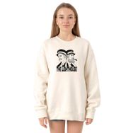 Tshirthane P23114S1580 The Lighthouse Baseball Ekru 2ip Kadın Sweatshirt