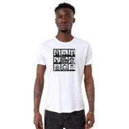 Tshirthane P23189S3357 Bisiklet Yaka Beyaz Erkek T-shirt