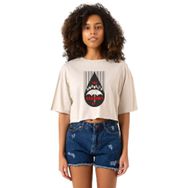 Tshirthane P23285S9925 The Umbrella Academy Rain Logo Bej Kadın Crop