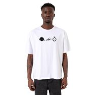 Tshirthane P23332S7893 Bisiklet Yaka Beyaz Erkek T-shirt