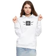 Tshirthane P23379S8910 The Wheel Of Time Aiel 3ip Kapşonlu Kadın Beyaz Sweatshirt