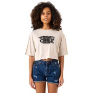 Tshirthane P23422S1132 The Wheel Of Time Dragon Minimal Bej Kadın Crop
