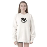 Tshirthane P23512S6694 Violet Evergarden Anime CH Postal Company Logo Beyaz 2ip Kadın Sweatshirt